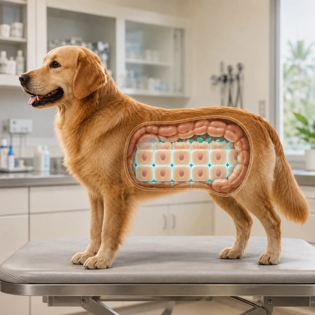 Schema della barriera intestinale del cane