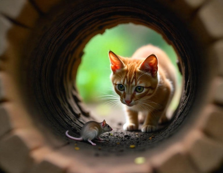 Il topo, preda per eccellenza del gatto